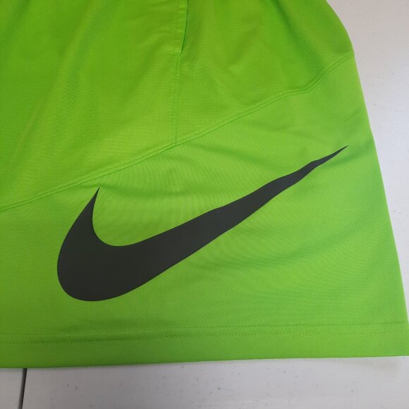 Nike Dri-FIT Basketball Shorts Men's XL Electric Green Volt Black Swoosh - Picture 4 of 11